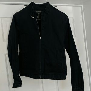 Banana Republic Black Member Only Jacket
